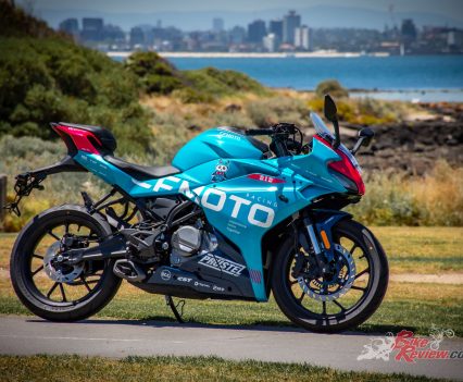 2023 CFMOTO 300SR PrüstelGP Moto3 Edition.