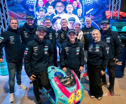 Based on the Moto3 machine.