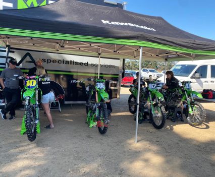 The empire Kawasaki machines.