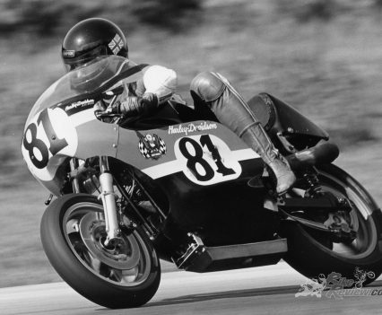 "The pushrod motor was super-responsive, pulling strongly from as low as 2,000rpm before really lighting up at exactly 4,000rpm, pulling to peak revs of 7,000rpm without any sign of a hiccup through the 2-1 exhaust."