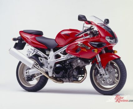 The V-STROM shared the heart of the TL1000S!