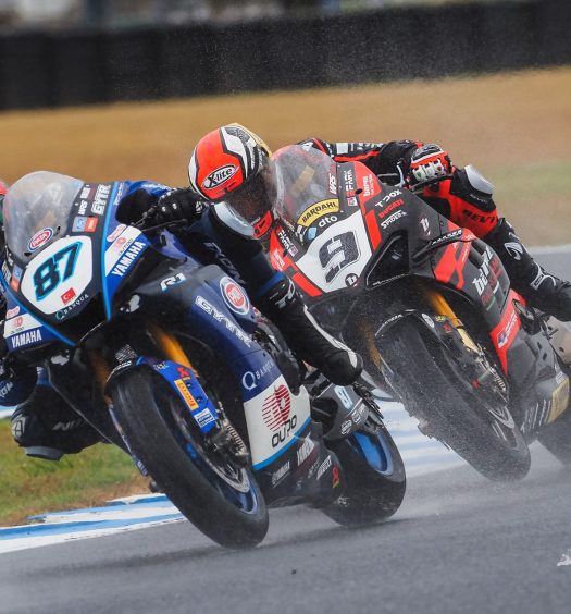 Remy Gardner (GYTR GRT Yamaha WorldSBK Team) took 12th on his WorldSBK debut on home soil, finishing ahead of teammate Dominique Aegerter in 13th.