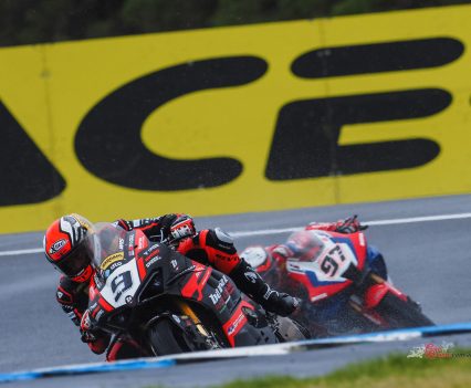 Danilo Petrucci (Barni Spark Racing Team) was another who gained places throughout the race as he took seventh place.