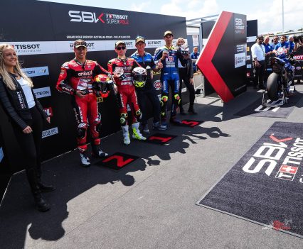 Tissot Superpole Podium at Phillip Island, Round One 2023...