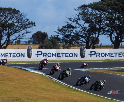 Six-time Champion Jonathan Rea (Kawasaki Racing Team WorldSBK) took seventh spot after he lost time and positions on the opening lap after he was forced wide by Dominique Aegerter.