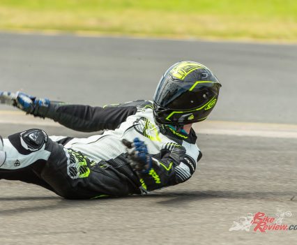 He walked away from all of them without a scratch.