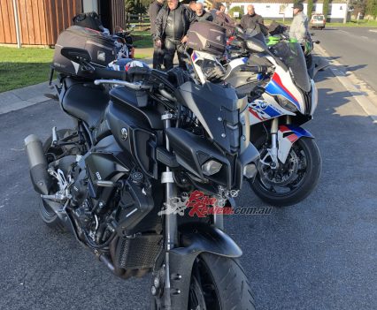 Taka felt the front tyre gave good confidence and grip.