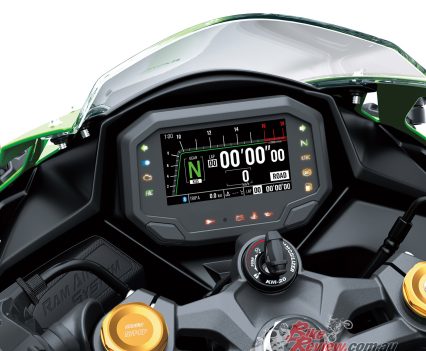 TFT display with track mode.