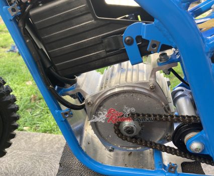 Tiny front sprocket!