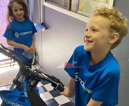 Unboxing and assembling the BikeReview Torrot Motocross Two.