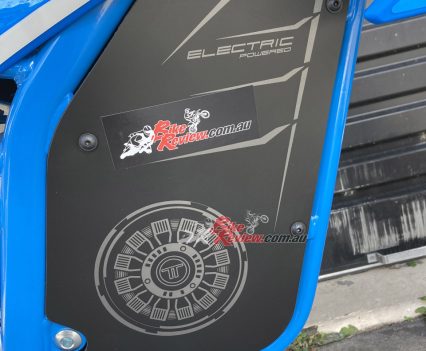 Where the 1500w electric motor is hidden away...