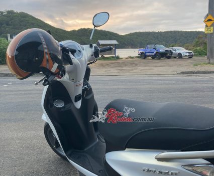 I'm 187cm and find that I fit the rider triangle well. I appreciate the large seat too, and will be putting the pillion seat and large grab rail to good use doubling Heather or the kids around over the rest of summer.