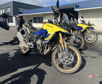 Back at Suzuki all in once piece.