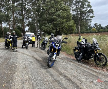 A quick stop to switch to Gravel mode.