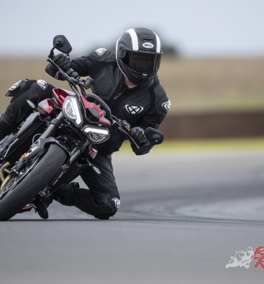 "You don’t need the skills of a TT legend to have fun on the 765RS, it’s a very easy bike to ride fast."