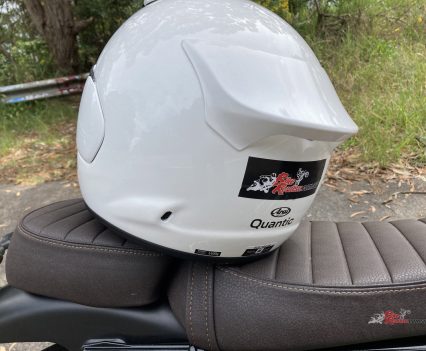 The huge rear spoiler extract air well.