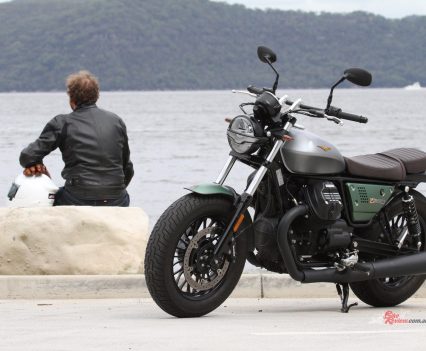 Jeff's bald patch was already there, can't blame the Arai...