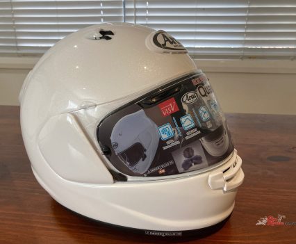 The shape of the Quantic is unlike any other Arai I have owned.