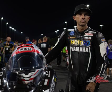 Staring on the grid.