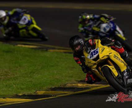 Olly Simpson- another rider very handy when the going gets weird, was up to second with Dunker settling into third.