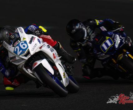 The race was now down to Demmery and Swain and they spent the last few laps working out what to do as they headed to the finish.