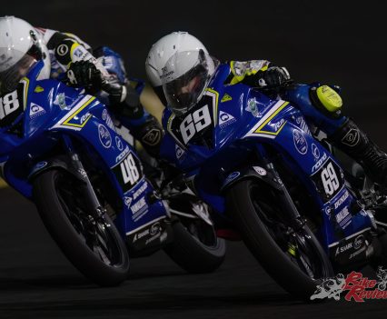 Archie Schmidt made an impressive move from fourth to second at the turn none hairpin on the last lap, while Nauta and Schmidt claimed the final podium spots.