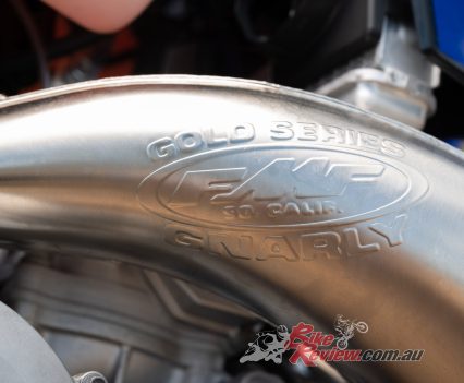 FMF expansion chamber, Sherco 250 and 300 SE Factory.