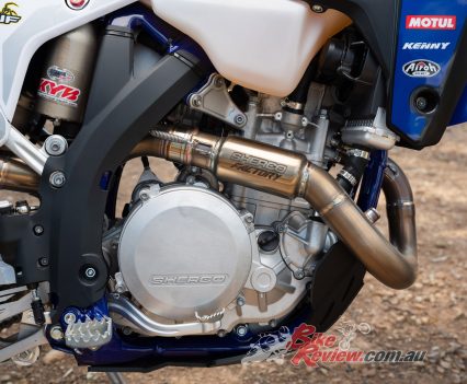 The 450/500 gets a new crankshaft and revised gearbox.