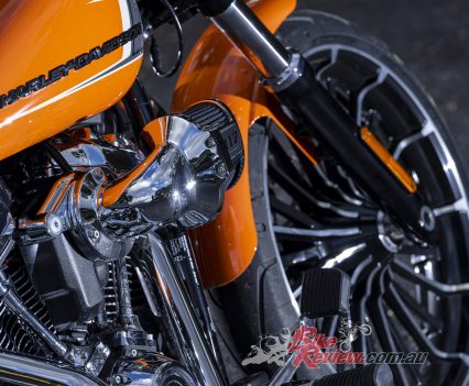 Chrome Heavy Breather intake.