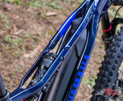 Twin spar aluminium chassis.