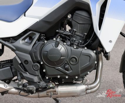 755cc, parallel twin, 8-valve, DOHC.