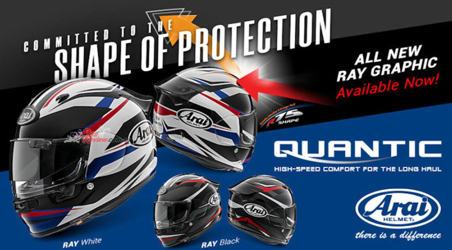 One of Arai's top of the line helmets is available for Australian roads now thanks to Australia permitting EDC 22.06 approved helmets on the road!