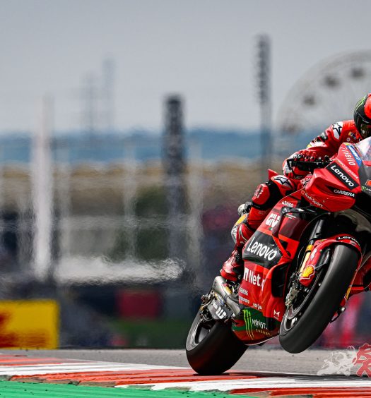 Back at the front, Bagnaia began to stretch out the field as he put down some lightning-fast pace.