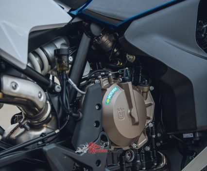 The LC8 motor is carried over, unchanged, to the Norden 901 Expedition.