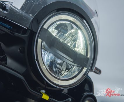 The famous, goofy looking headlight!