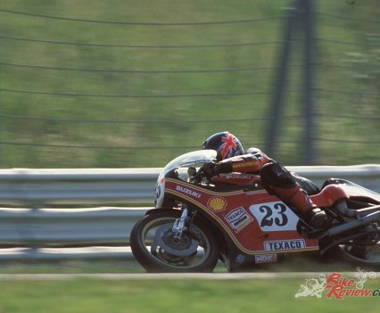 Riding an insane machine like the X23B and getting riding tips from of the best riders ever, Barry Sheene.