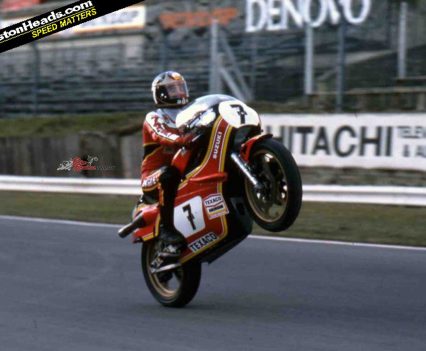 Barry on the XR23 in 1977.