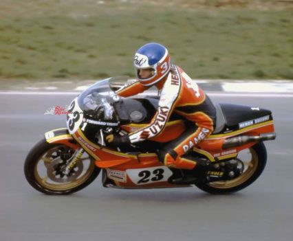 Pat Hennen on the XR23 1977.