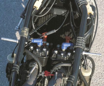 Flimsy looking frame for such a powerful engine!