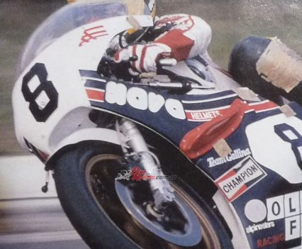 Virginio Ferrari on the Olio Fiat XR23B.