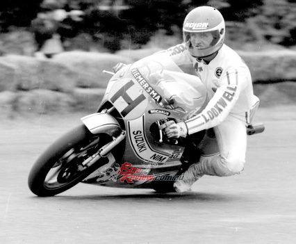 Hartog on the XR23B at Sandown.