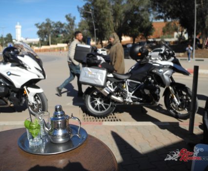 Stopping for mint tea.