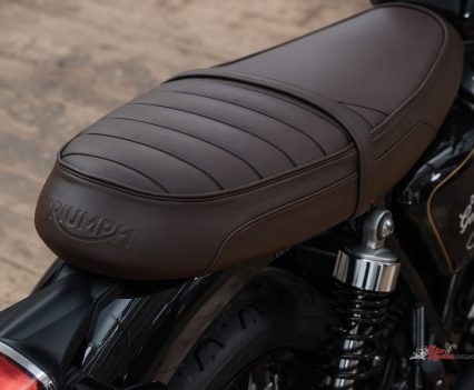 Special edition brown seat.