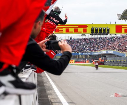 Reigning Champion Alvaro Bautista battled his way back from fourth on the grid to claim Race 1 victory in the Netherlands ahead of Rea and Razgatlioglu.