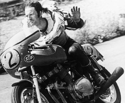 1972 June Zeltweg Steiermark Cup race. Augusto Brettoni 1st on the prototype 3C streetbike.