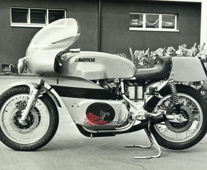 Fitted in a conventional twin-loop frame with large-diameter tubular backbone, Ceriani suspension and Laverda’s own brakes, this wire-wheeled musclebike lived up to its ultra-butch looks in delivering benchmark performance with handling to match.