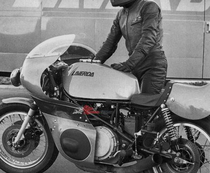 1975 Feb. Fernando Cappellotto testing the Spaceframe prototype at the factory.