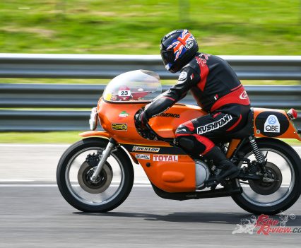 "It’s very measured in the way it builds revs – this is a long-legged motorcycle which seems strong and robust, happy to surf the relatively meaty midrange torque curve, though you must be ready to counter the slight patch of roughness just under 4,000rpm."