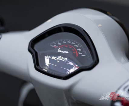 Simple dash with LCD and Vespa MIA.