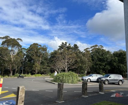 There plenty of parking...